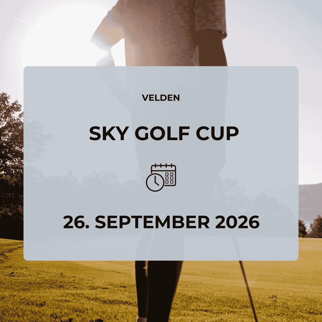 SKY Golfcup 2026 Velden