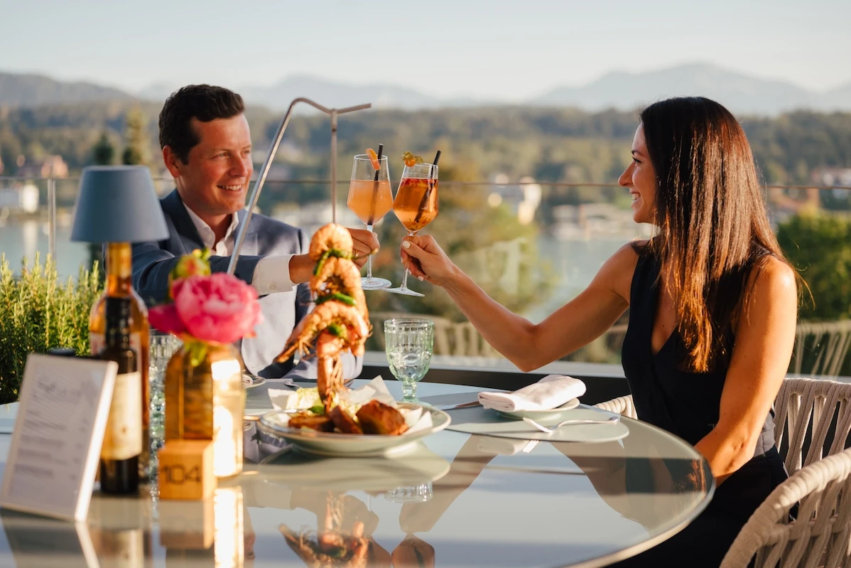 See La Vie Rooftop Tapas Bar Seehotel Europa Velden Woerthersee
